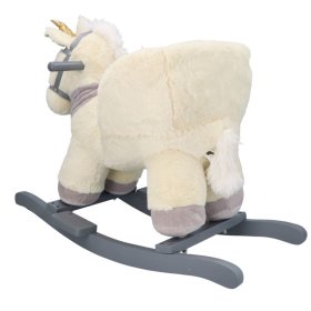 Rocking unicorn with a seat