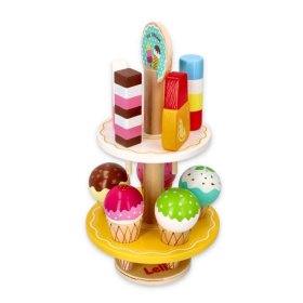 Ice cream set with stand, Lelin