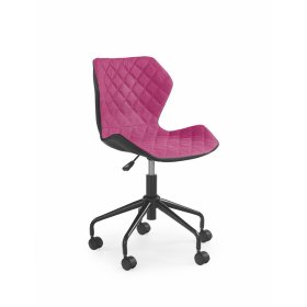 Matrix student chair - black-pink, Halmar