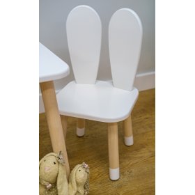 Children's chair - Eyelet - white, Ourbaby