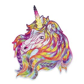 Colorful wooden puzzle - unicorn, Wood Trick