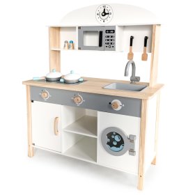 XXL wooden kitchen with accessories, EcoToys