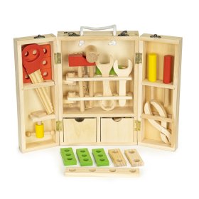 Wooden set of tools for children, EcoToys