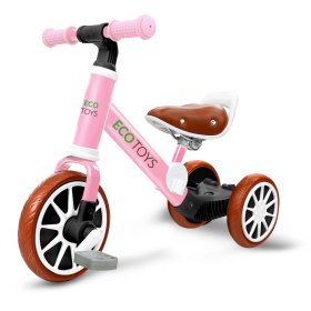Children's bike Ellie 3in1 - pink, EcoToys