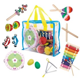 Set of 14 musical instruments, EcoToys