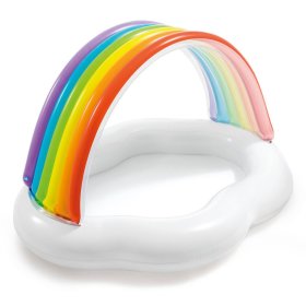 Children's inflatable pool with a rainbow roof, INTEX