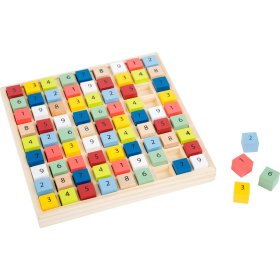 Small Foot Wooden sudoku colored cubes, small foot