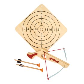 Small Foot Small crossbow with arrows and target, small foot