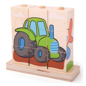 Bigjigs Baby Snap-on blocks means of transport, Bigjigs Toys