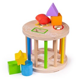 Bigjigs Baby Roller with shapes, Bigjigs Toys