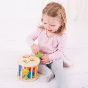 Bigjigs Baby Roller with shapes