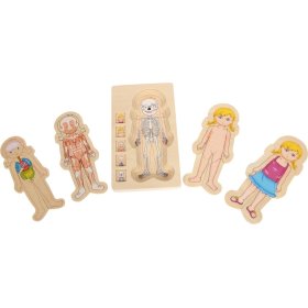 Small Foot Wooden anatomy puzzle, small foot