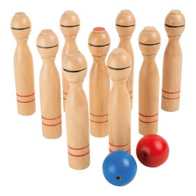 Small Foot Large wooden skittles