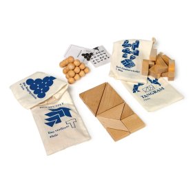Small Foot Wooden puzzles set 4 pcs in bags, small foot