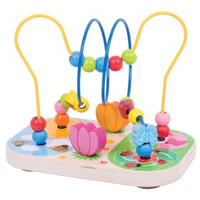 Bigjigs Baby Wooden motor meadow labyrinth
