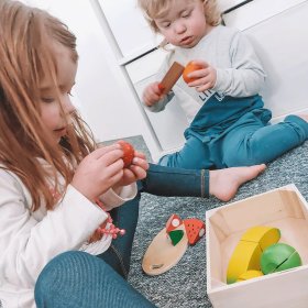 Bigjigs Toys Cutting fruit in a box, Bigjigs Toys