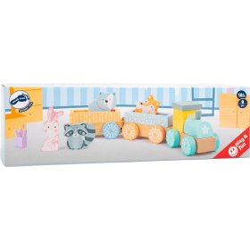 Small Foot Wooden train in pastel colors, small foot