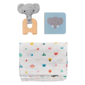 Petit Collage Baby elephant gift set, Petit Collage