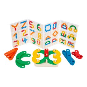 Small Foot Puzzle game Letters and numbers