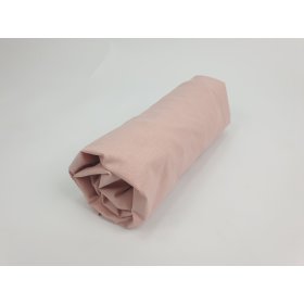 Cotton bed sheet - old pink