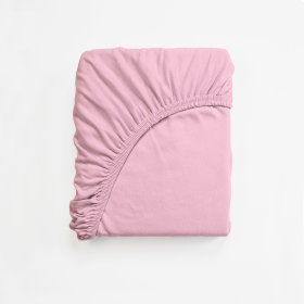Cotton bed sheet 140x70 cm - pink
