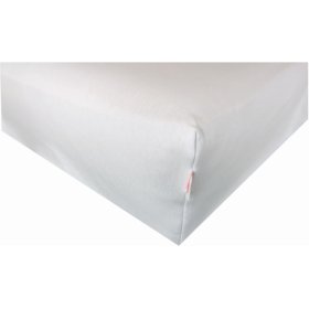 Waterproof cotton sheet - white 160 x 80 cm