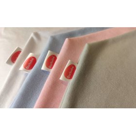 Waterproof cotton sheet - pink 120 x 60 cm, Frotti