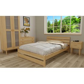 Wooden bed Max 200 x 90 cm - pine