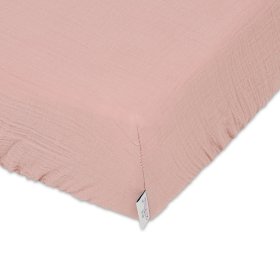 Muslin sheet 140x70 pink