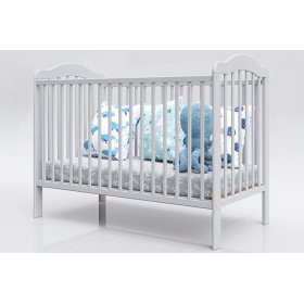 Cot Alek with removable partitions - gray