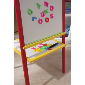 Colored children's magnetic board