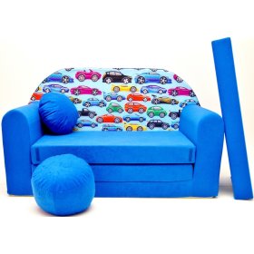 Children's sofa Cars Blue, Welox
