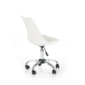 Coco Children's Office Chair - White, Halmar