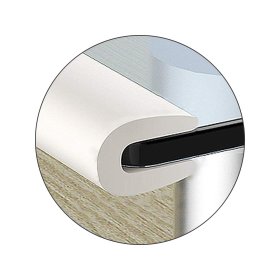 SIPO Foam corner protectors for glass surfaces, gray - 4 pcs, Sipo
