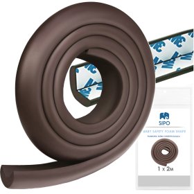 SIPO Protective tape for furniture edges, brown - 1 pc