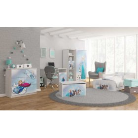 Children's desk - Ice Kingdom - Norwegian pine decor, BabyBoo, Frozen