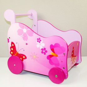 Baby motorcycleriage for dolls Butterflies, Homestyle4u