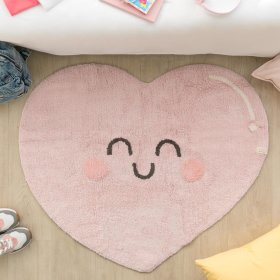 Children's cotton rug - Happy Heart, Kidsconcept