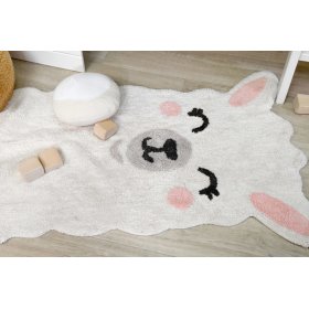 Children's cotton rug - Smile Like a Llama, Kidsconcept