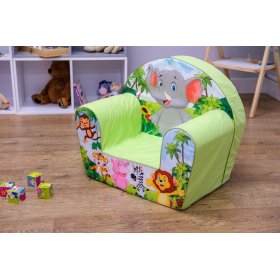 Children chair Safari - green, Delta-trade