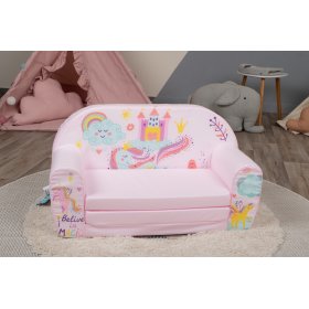 childrens pink sofa