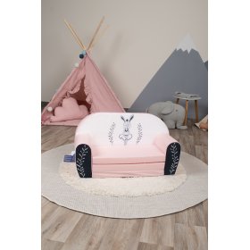 Children sofa Hare dancer - white-pink, Delta-trade