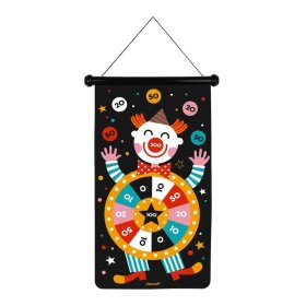 Janod Magnetic double-sided target Circus - 6 darts