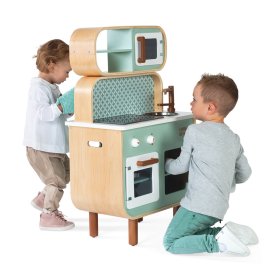 Children's wooden kitchen Reverso 2 in 1 - double-sided
