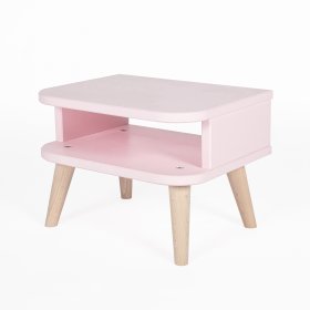 Bedside table NELL - powder pink
