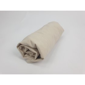 Cotton bed sheet - beige