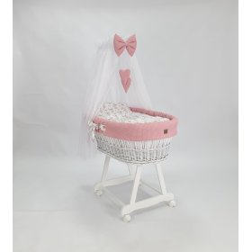 Wicker bed with equipment for a baby - Rabbit