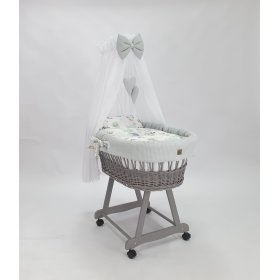 Wicker bed with equipment for a baby - Hedgehog, Ourbaby®