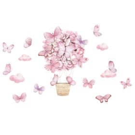 Wall stickers - Pink butterflies