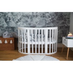 Oval growing bed Ruby 7 in 1 - white